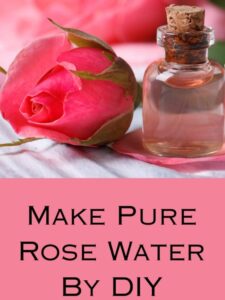 Making of rose water at home